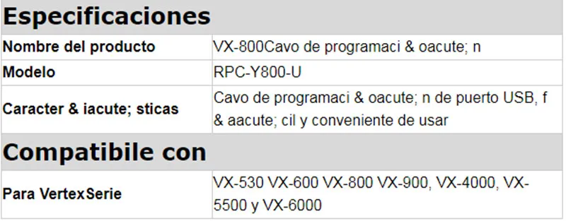 Usb-кабель для программирования для yause VX-820, VX-821, VX-824, VX-829, VX-871, VX-874, VX-879, VX-920, VX-921, VX-924, VX-929, VX-971