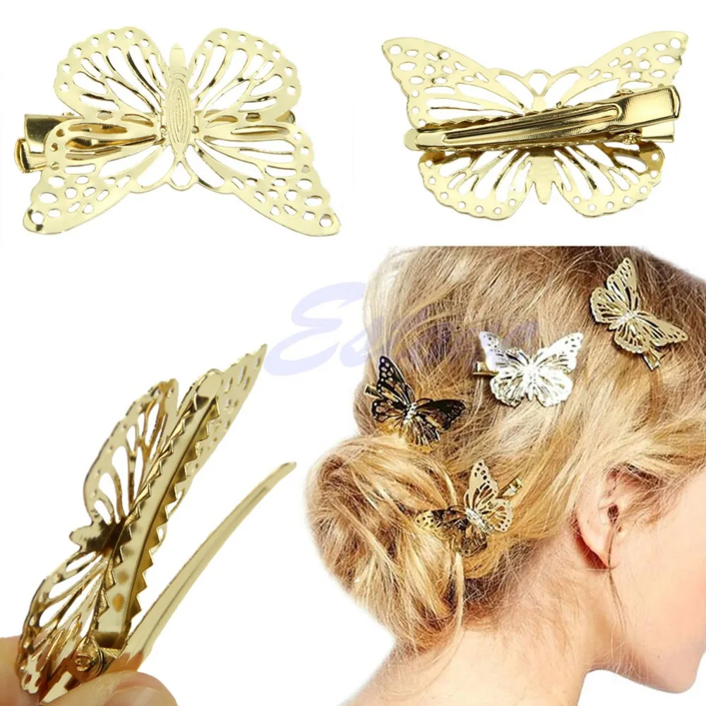 Chic Lady Girl Butterfly Claw Hairpin Women Hair Clamp Accessory Clip