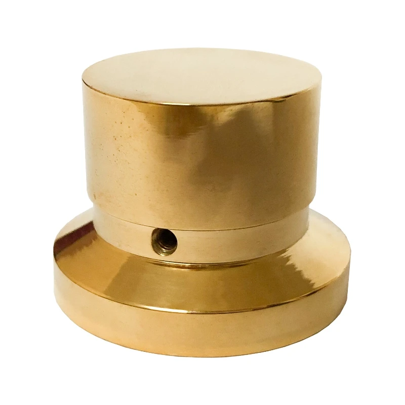 

IWISTAO Solid Potentiometer Knob Whole Copper HIFI Amplifier OD 27/37mm H27/30mm Golden DIY