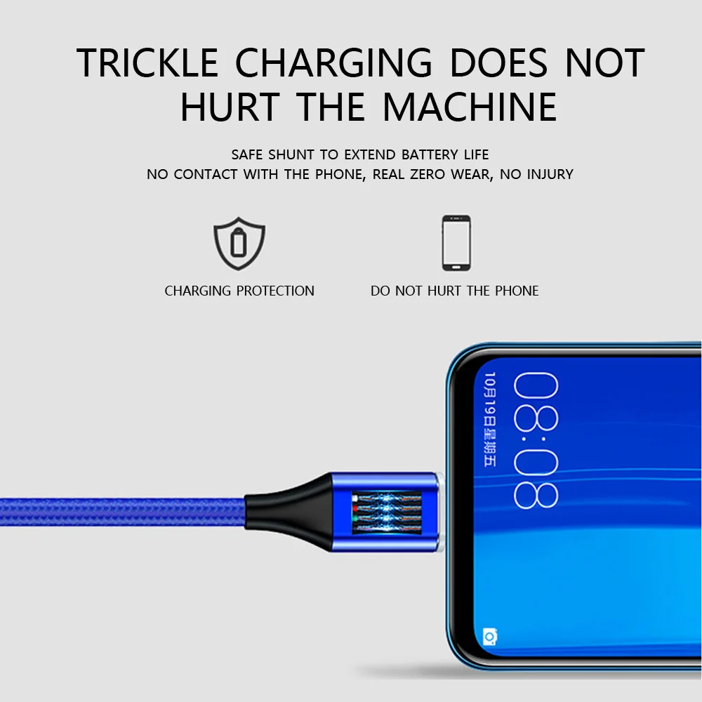 Магнитный usb кабель PD сверхбыстрое зарядное устройство 5A Type C зарядный для
