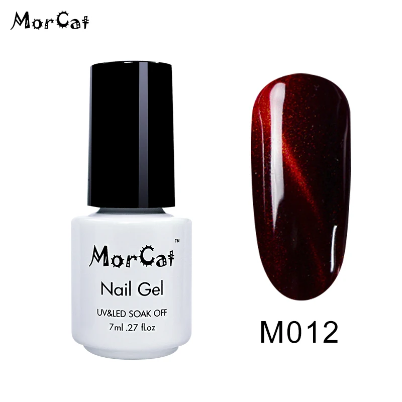 MorCat кошачий глаз гель лак для ногтей Гель-лак для использования с магнитом лак Сияющие Серебристые золотистые блестящие Гель-лак для ногтей кошачий глаз УФ Гель-лак для ногтей