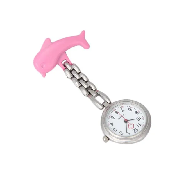 Fuso Orario #301 Nurse Clip-On Fob Spilla Pendente Hanging Delfino Orologio Da T Fuso Orario #301 Nurse Clip-On Fob Spilla Pendente Hanging Delfino Orologio Da T