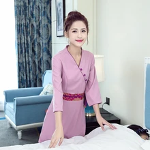 Женская рабочая одежда, Женская Больничная униформа медсестры,, красивая одежда, косметолога, медицинская рабочая одежда, униформа медсестры