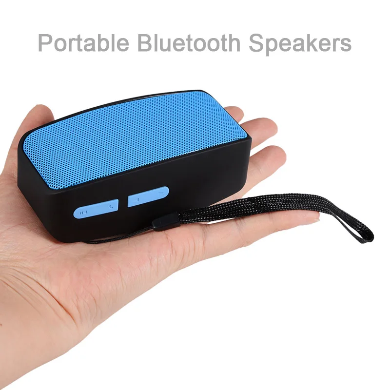 Портативная беспроводная Bluetooth колонка с микрофоном поддержка TF карт FM радио