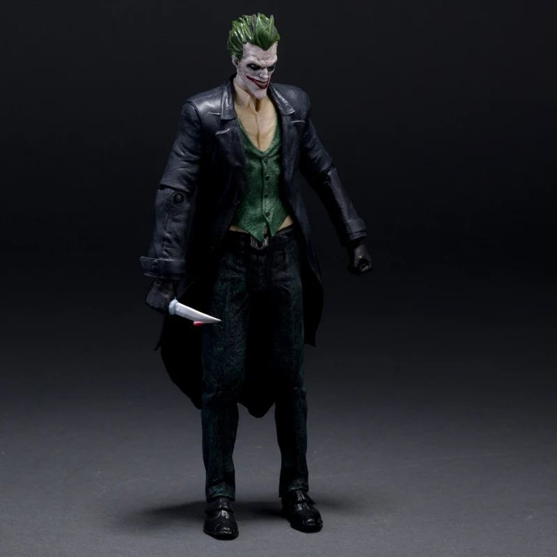DC Бэтмен Джокер Arkham Origins ПВХ фигурка Коллекционная модель игрушки " 18 см