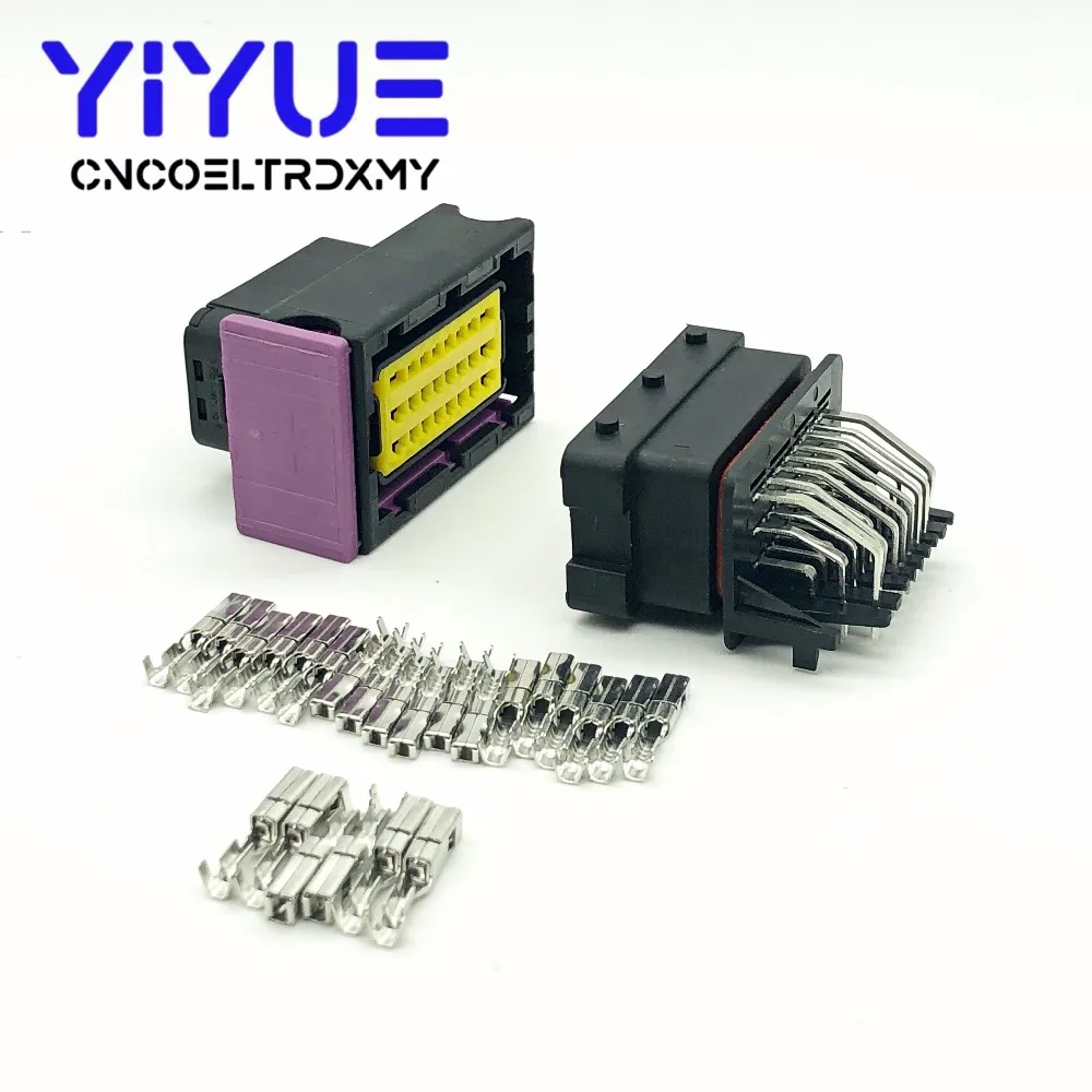 FCI ECU Connector 24 Pin 24 Way Male And Female automotive Housing Sealed Connectors Plug Socket 211PC249S8005 (4)