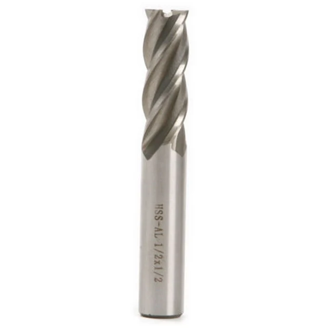 Cutting HRC63 4 Flute  Alloy Carbide Milling Tungsten Steel Milling Cutter End Mill for Milling copper aluminum tool steel
