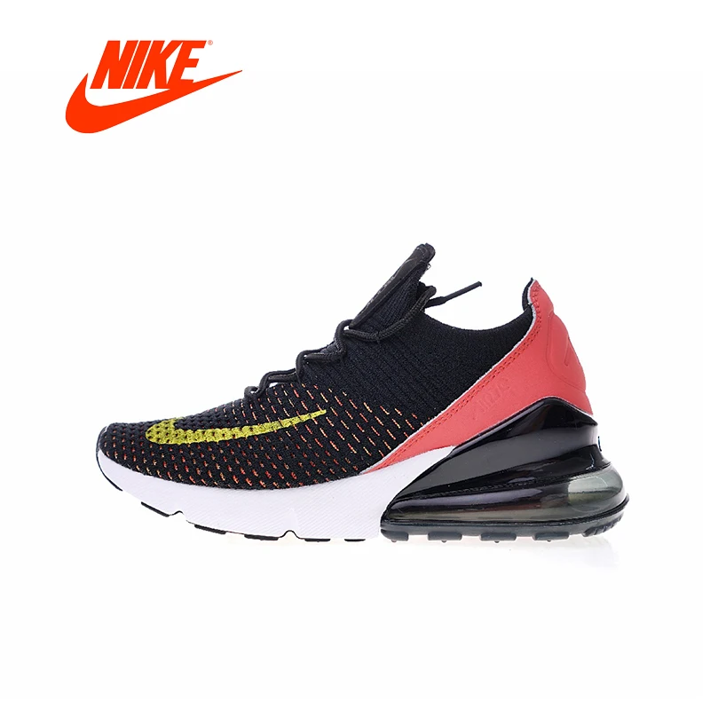 

2018 Original Nike Air Max 270 Flyknit Running Shoes for Women Footwear Winter Athletic Jogging Breathable gym Shoes AH6803-301