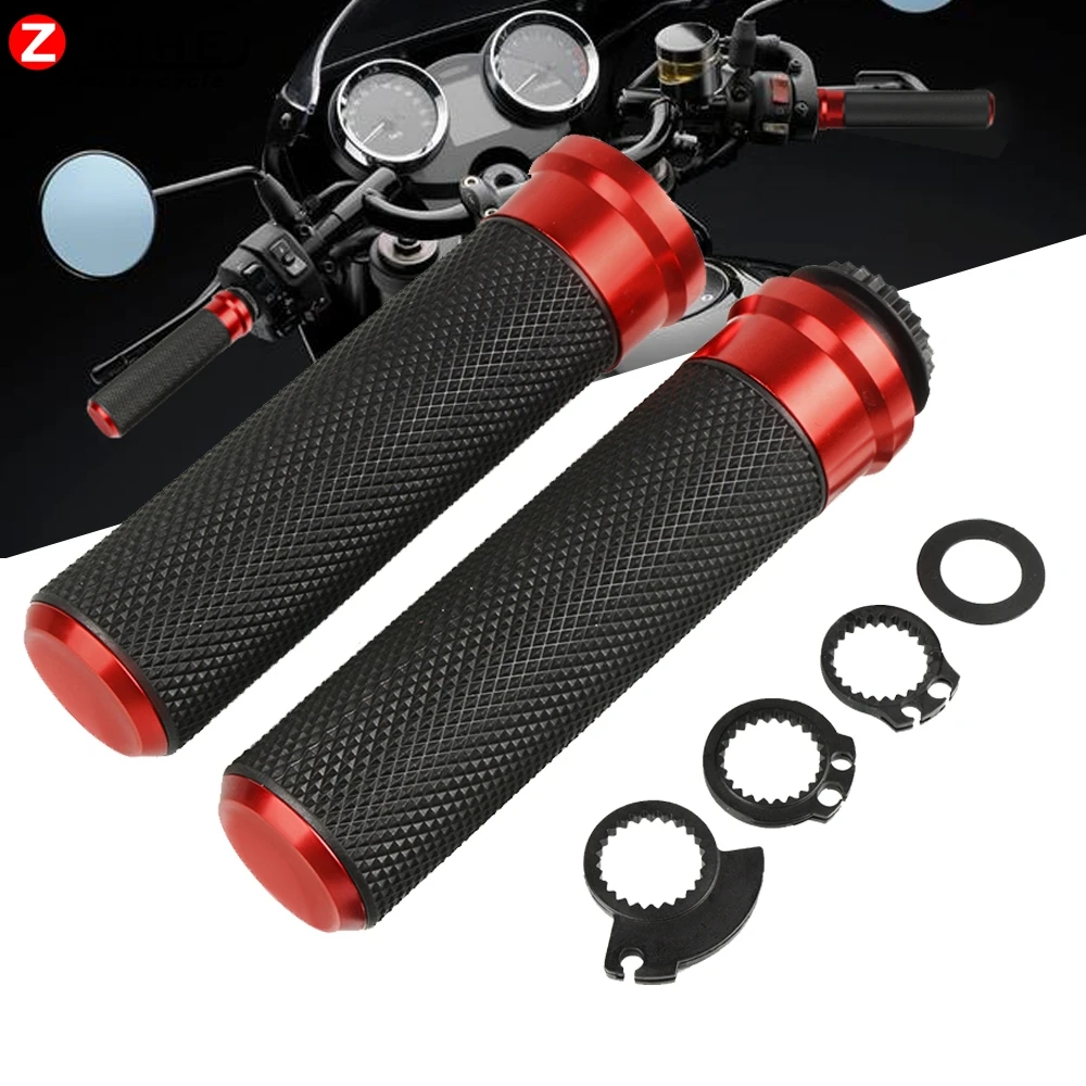 

Motorcycle Handlebar Hand Grips Street Car For Honda CB 190 190R 300F 400SF/VTEC 500F 1100 VFR400/NC30 X-11 NX650 J-X DOMINATOR
