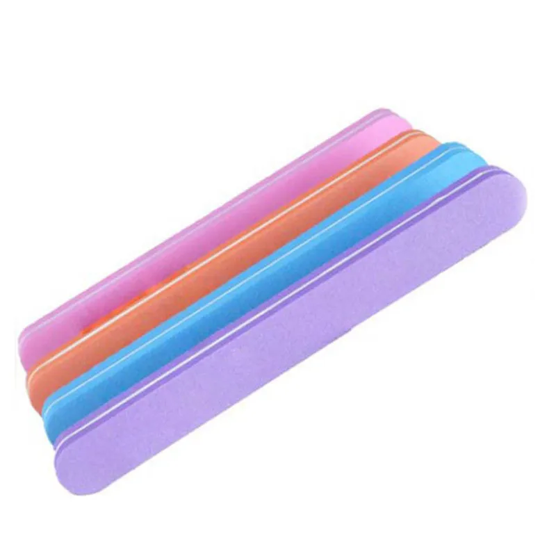 

1Pcs Soft Sponge Nail Art Tips Buffer Double Side Nail File Block Buffing Files Random Color Buffer Durable DIY Washable Nail