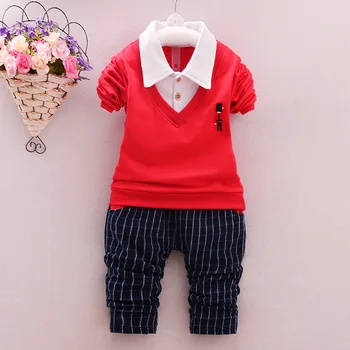 

Baby Boys Spring Autumn Clothing Set Toddler Boys Fashion Gentleman Long Sleeve Shirt+pants 2pcs Kids Outfits Toddler Clothes