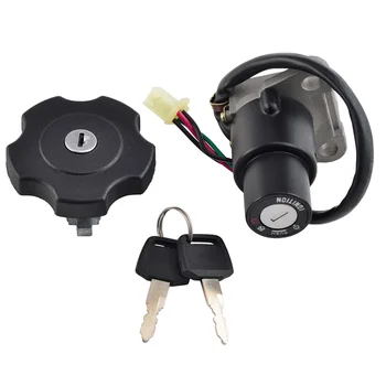 

NICECNC Motorcycle Lock Set Complete Ignition Switch Gas Cap For Pulse Adrenaline 125 Sinnis Apache Superbyke RMR 125 QM125GY