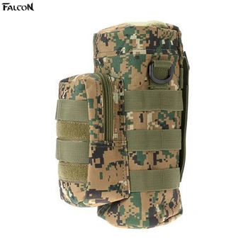 

New Militray Tactical Molle Zipper Water Bottle Pouch Tactical Military Kettle Water Shoulder Bag for Outdoor Hiking Climbing