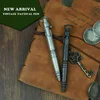 New Stainless Steel Tactical Pen Vintage Design Pen Bolt Switch Etro Ball Point Pen Self Defense Supplies EDC Tool Gift ► Photo 1/5