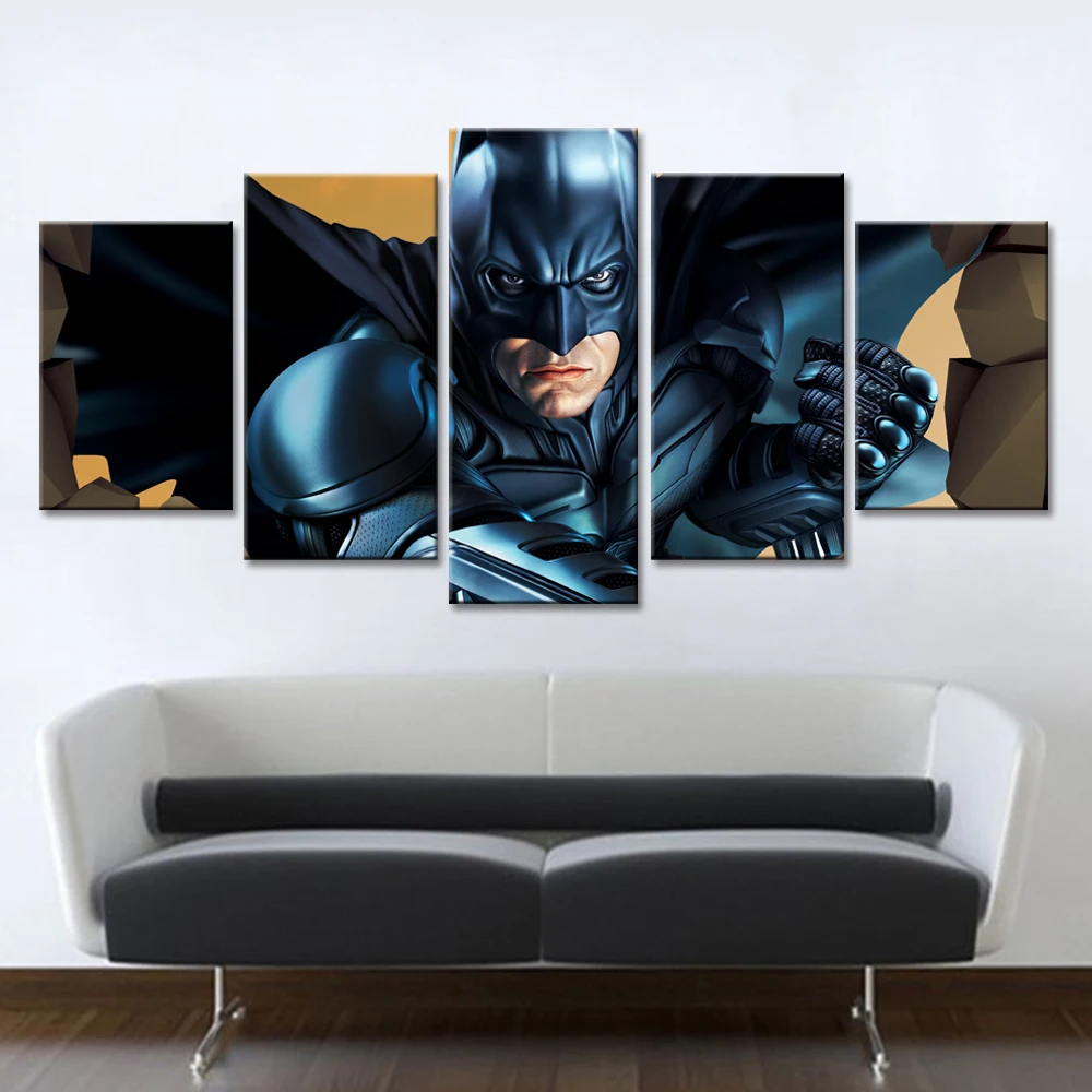 Buy 5 Piece Canvas Art Batman Set Canvas Oil Spray
