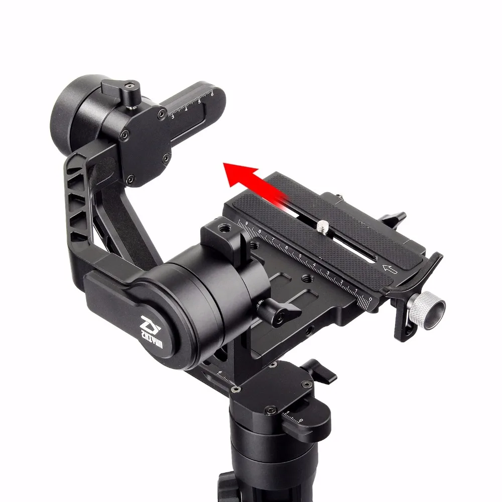 Корабль Zhiyun Crane 2 3-Axis Камера стабилизатор с лампой накаливания для непрерывного изменения Управление фокусировкой для всех моделей DSLR Камера