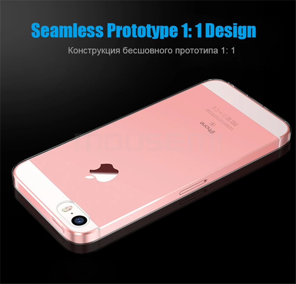 MOUSEMI For iPhone 5s se Case Silicone Transparent Clear Soft TPU Phone Cases For iPhone 5 Luxury Thin Coque 5S For iPhone Case (4)