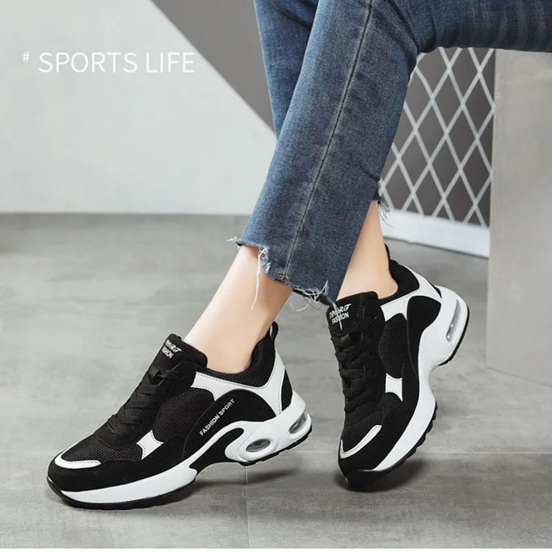 Women Spring Fashion Casual Shoes Breathable Damping Female Comefortable Women's Vulcanize Shoes Ladies Walking Sneakers Women's Shoes