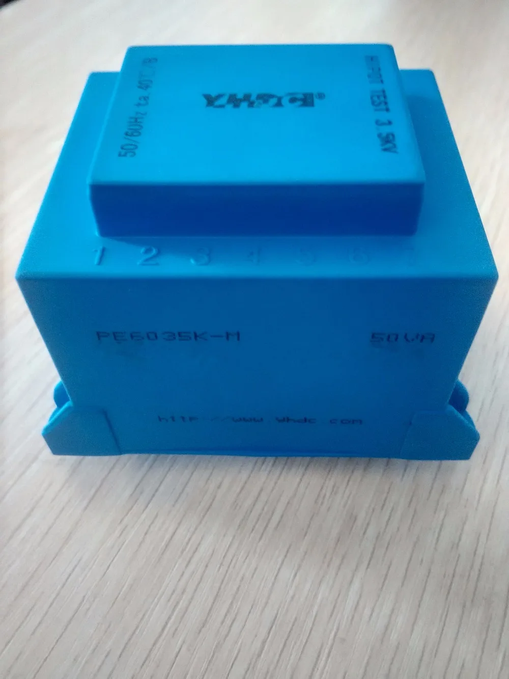 YHDC PE6035K-M мощность 50VA вход 110В выход 6В Инкапсулированный трансформатор PCB