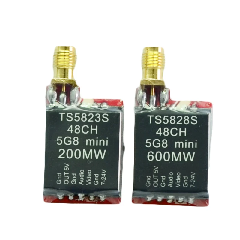 Оригинал TS5823S TS5828S Micro VTX 5 8G 200 mW 600 48CH Mini FPV Zender SMA RP-SMA RC Racer | Игрушки и хобби