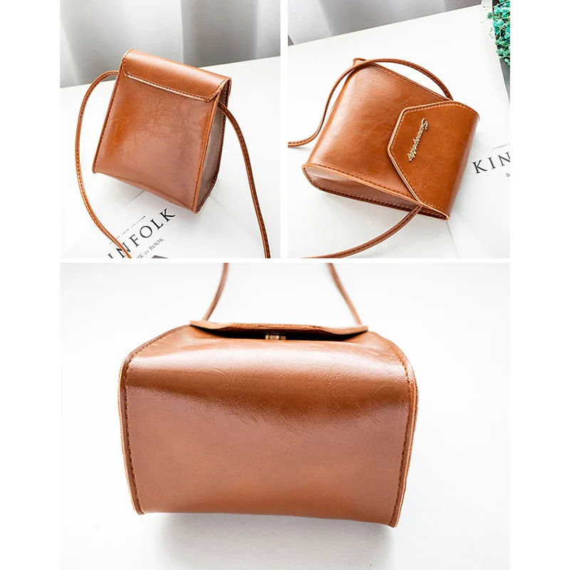 

Women Retro Crossbody Bags Female Stylish Mini Simple Style Messenger Shoulder Bag LT88