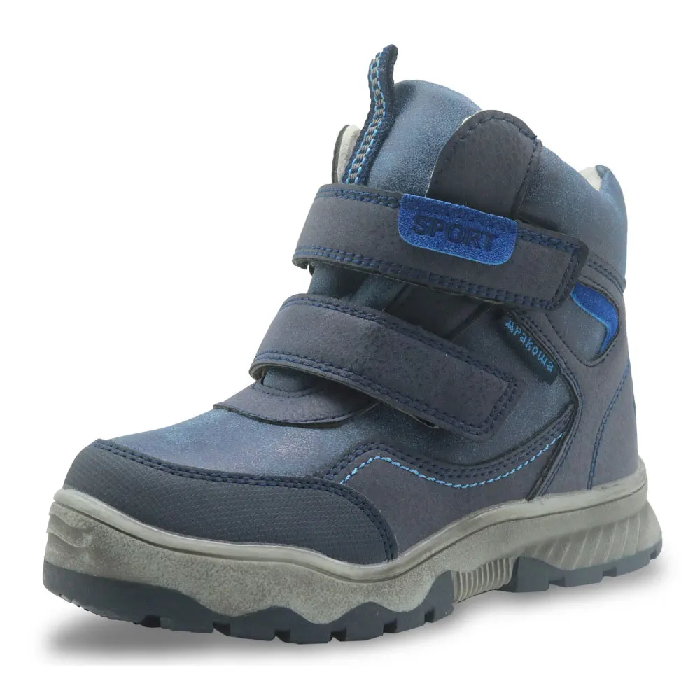 

Kalupao Boy Snow Shoe Keep Warm Winter Boys Boots Rubber Boots with Fur Waterproof Anti-slipper Cotton Snow Boot Children's Boot