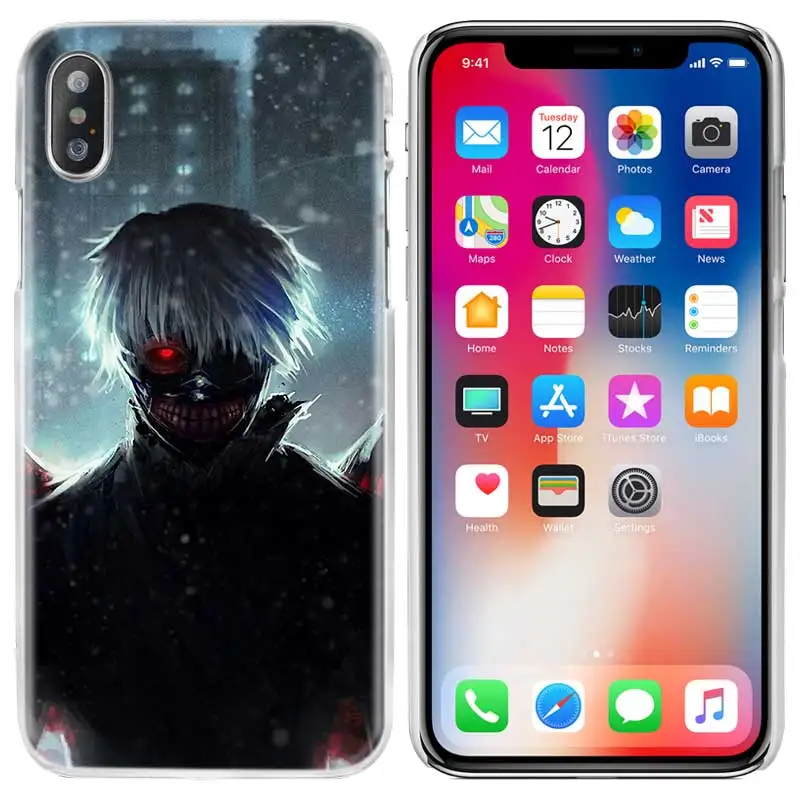 Чехол с рисунком из аниме, жесткий пластиковый чехол для iPhone 11 11Pro XS Max XR X 7 8 6 6s Plus 5 5S SE 5C Fundas Capa