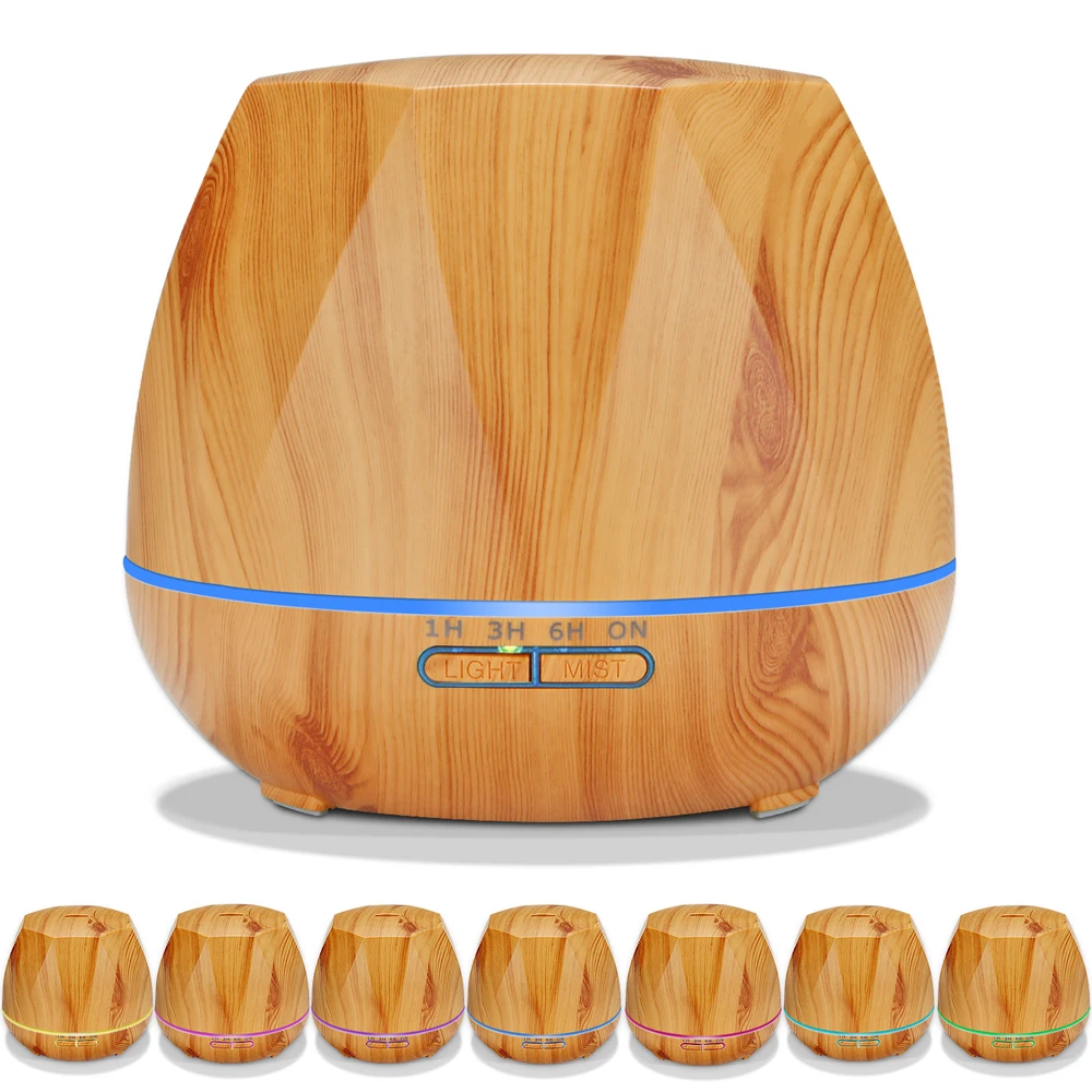 Diffuserlove 500ML Air HumidifierRemote Control Essential Oil Diffuser Humidificador Mist Maker LED Aroma Diffusor Aromatherapy