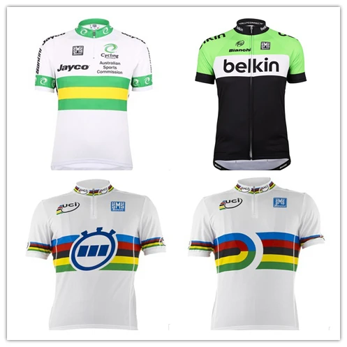 silke berolige Cruelty Santini UCI Leader Time Trial World Cup Short Sleeve Jersey Track World and Australia  National Team belkin Jersey|jersey design|jersey clothjersey game -  AliExpress