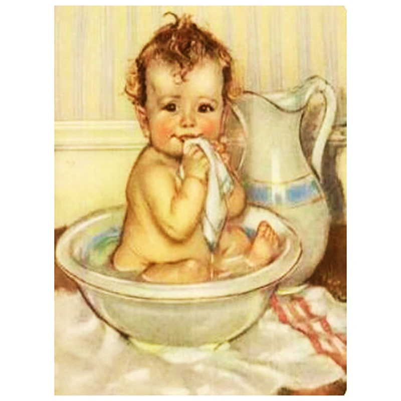 Diy diamond painting cross stitch "baby" 5D Full Square/Round Diamond