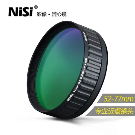 

Nisi 77mm 72 62 58 55 Close-up The macro lenses amplifier for Sony Canon Nikon Pentax 70-200 70-300 18-200 55-250mm DSLR camera