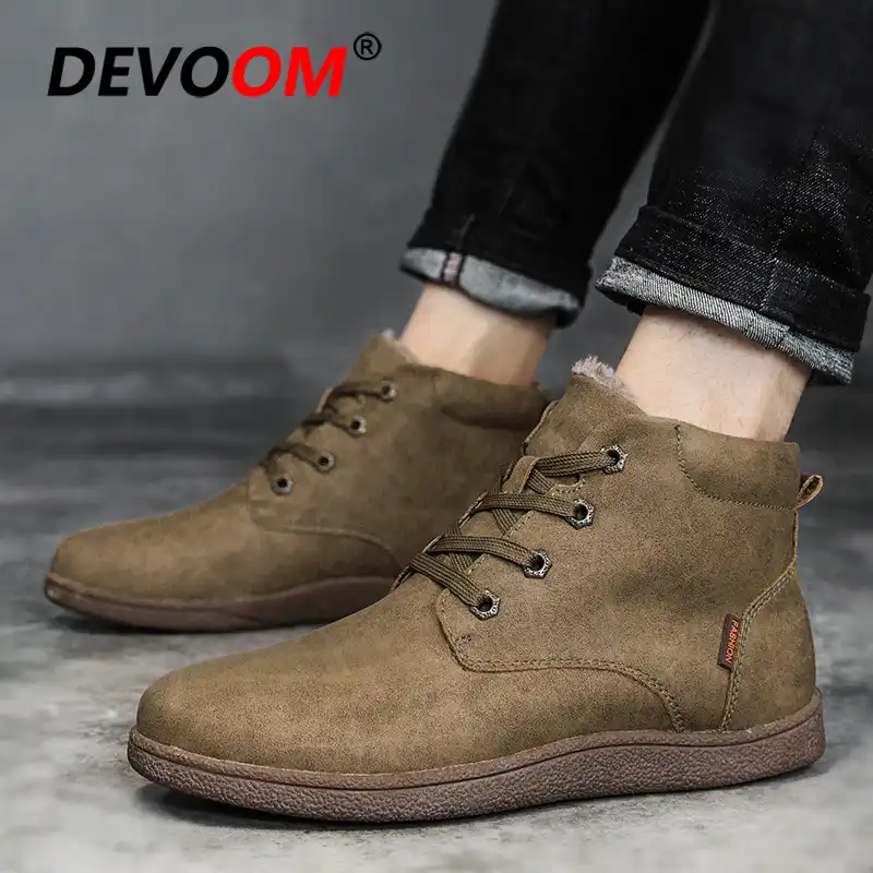 mens winter moccasins boots