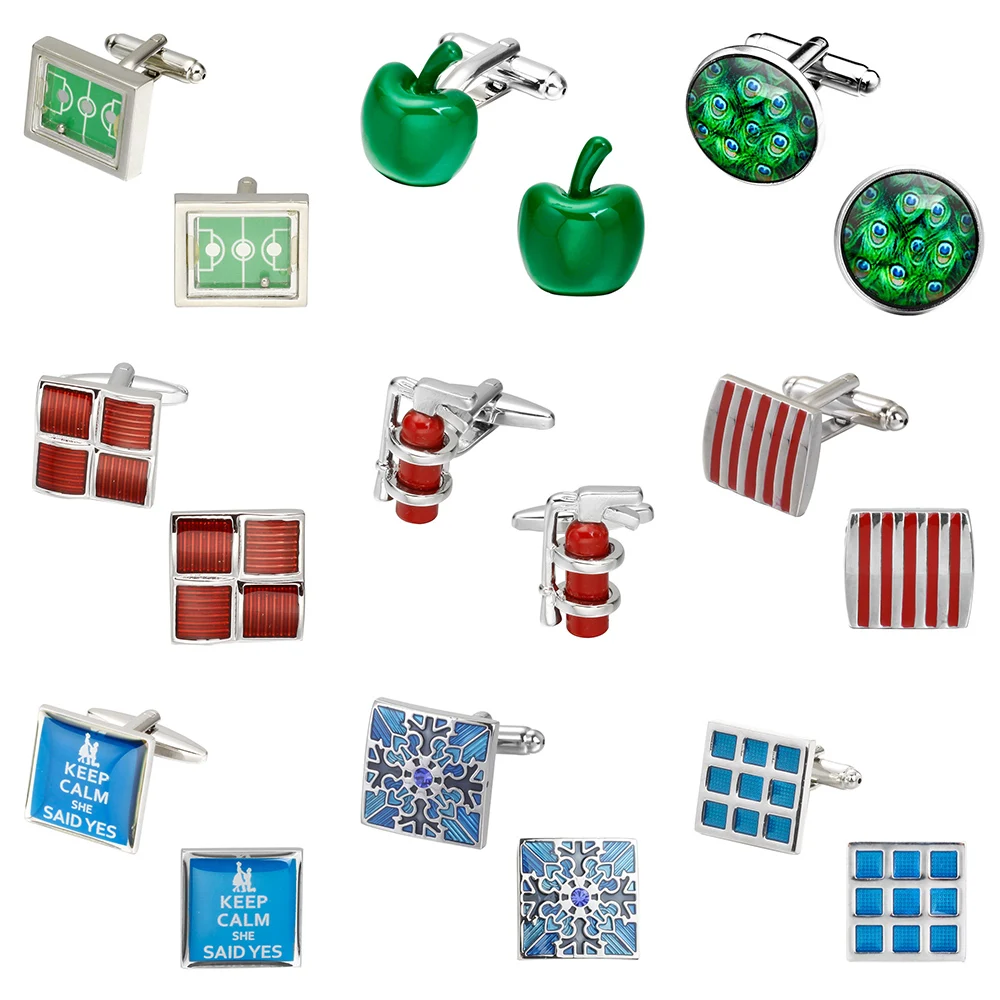 

MeMolissa 2018 Luxury HOT Shirt Cufflink for men's Brand cuff buttons Colorful cuff link High Quality Men Jewelry Abotoadura