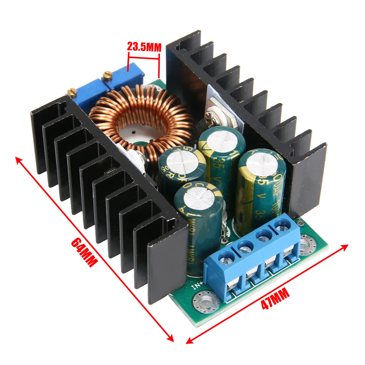 Electrical DC -DC CC CV Buck Converter Step Down Power Module 5-40V to 1.2-35V 9A 300W Constant Voltage Module 64*47*23.5mm