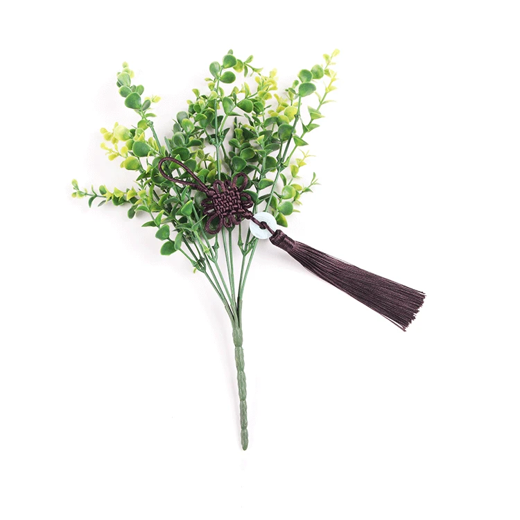 5 шт. Peace Jade китайский узел кисточки DIY кулон ювелирные аксессуары домашний текстильный занавес швейные украшения макраме