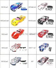 YUKALA 1/10 rc car body shell para 1:10 R/C coche de carreras 190mm henglong 2 unids/lote envío gratis