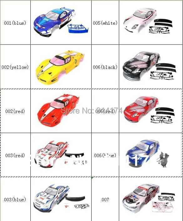 cheap rc bodies