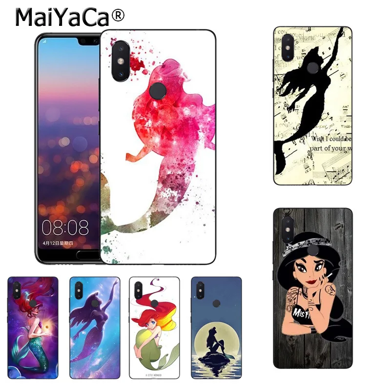 

MaiYaCa Beautiful Mermaid Ariel anime Cool Phone Accessories Case for xiaomi mi 8 se 6 note2 note3 redmi 5 plus note5 Cover