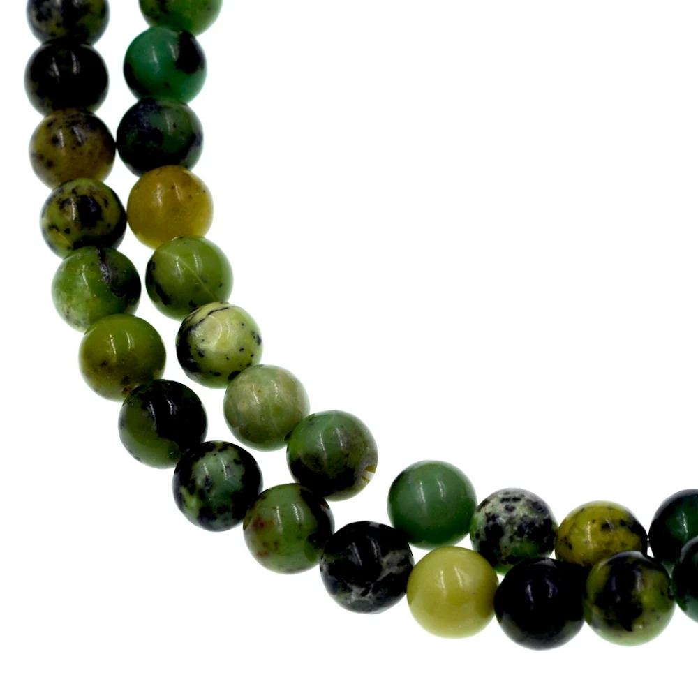 

Natural Australian Chrysoprase Round Beads 10mm full strand