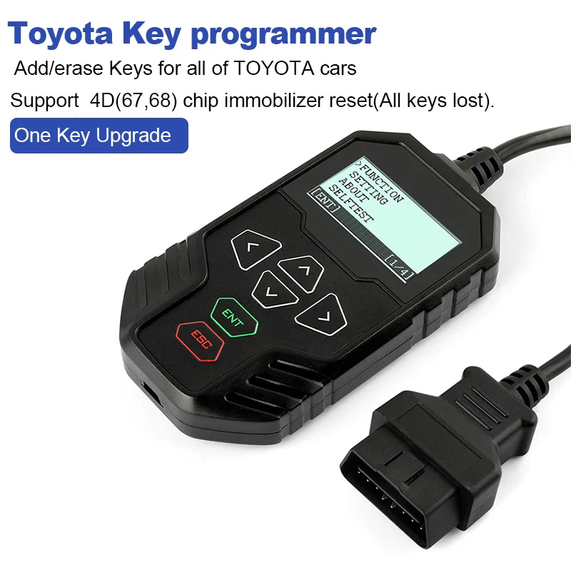 OBDPROG MT007 для Toyota ключ программист Программирование дистанционное управление ключи и умный ключ для Toyota иммобилайзер сброс все ключи потеряны