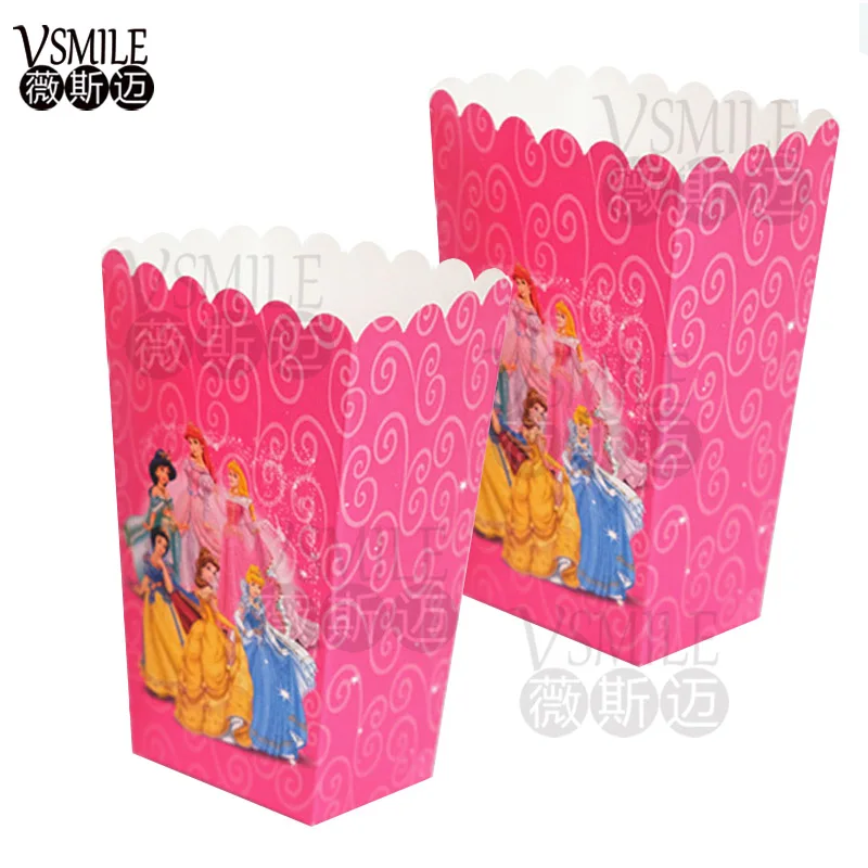 6pcs Cartoon Cute Hello Kitty Princess Popcorn Box for Birthday wedding  Party Supplies Kids baby boy show Event&Party Decoration|box for|box boxbox  for wedding - AliExpress