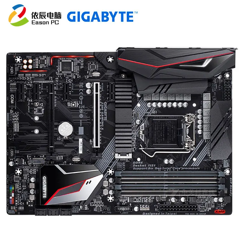 Материнская плата GIGABYTE GA-Z390 GAMING X для настольных ПК LGA1151 DDR4 64G ATX