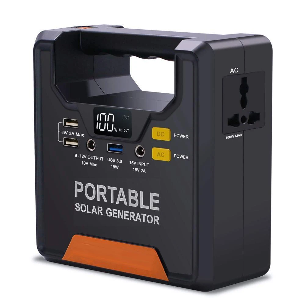 

Car Power Station With 110V 220V AC Output Solar Charging Generator With 36000mah Capacity Car Battery Emergency Power Pack