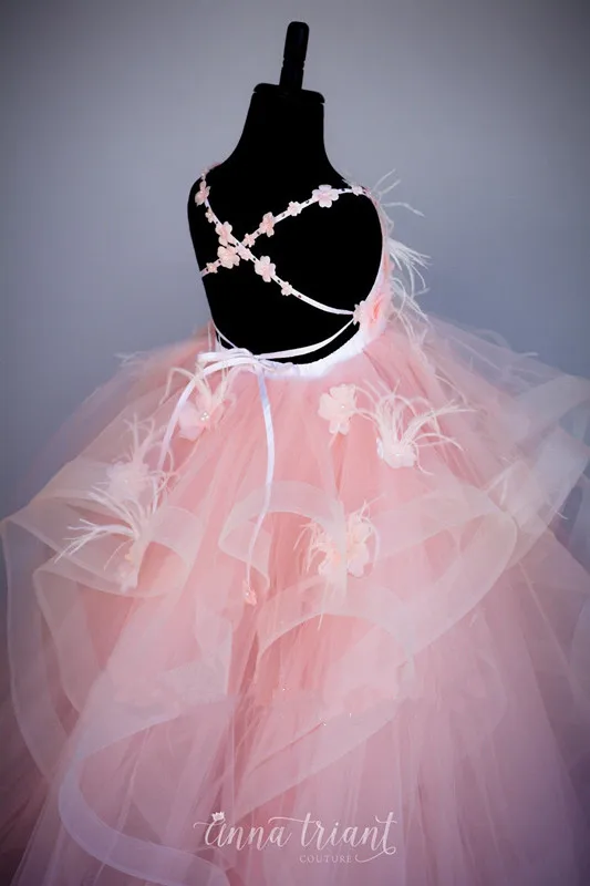 2019-New-Pink-Flower-Girls-Dresses-for-Wedding-Girls-Birthday-Pageant-Gowns-Puffy-Organza-Floral-Princess (2)