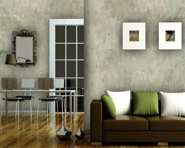 Beibehang Plain einfache beton wand textur vlies tapete wand ... Beibehang Plain einfache beton wand textur vlies tapete wand ...