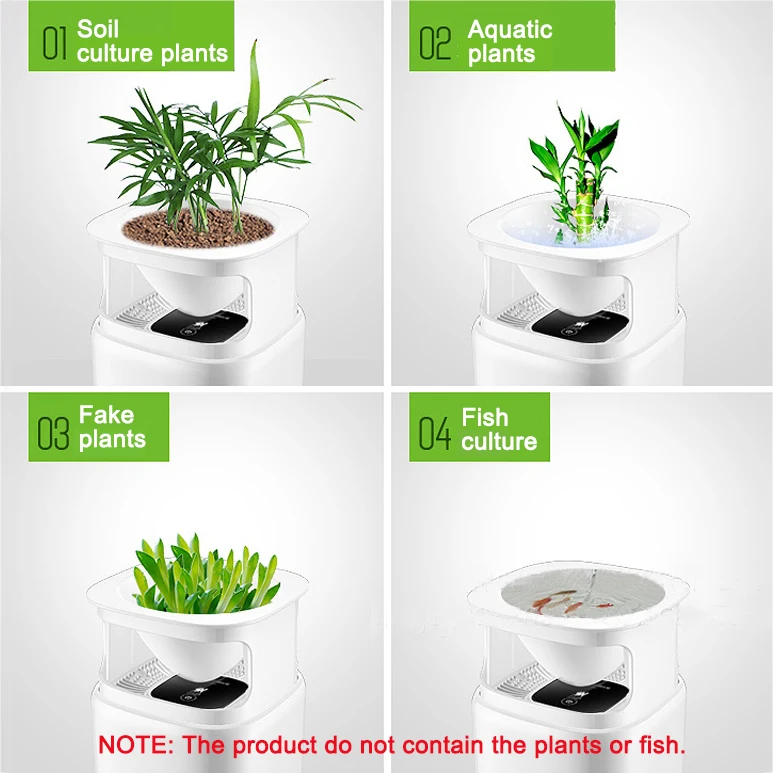 Ico J009 Mini Original Ecology Green Plant Air Purifier Ico J009 Mini Original Ecology Green Plant Air Purifier Detection Module 3 Layers Filter In Purifiers From Home Liances On Aliexpress