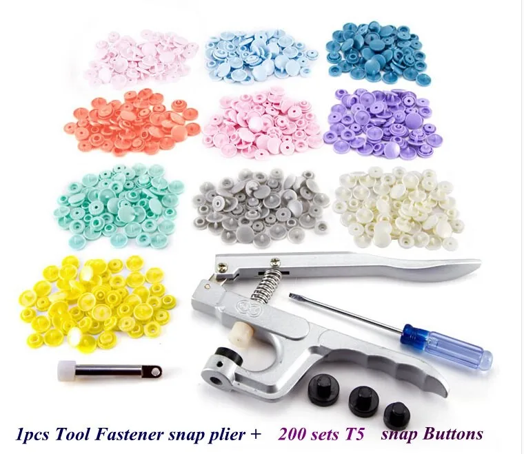 20 цветов T5 12 мм кнопки 30-100 набор полимерные кнопки пластиковые защелки аксессуары для одежды пресс-шпильки крепежи