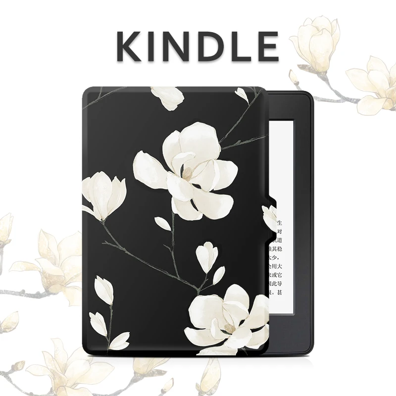 Magnolia Flower Design 2016 8th New Kindle/ Paperwhite 3/2/1 /Voyage