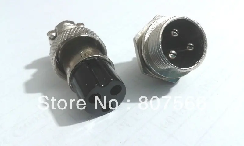 Партиями по 5 комплектов 3-контактный GX16 16 мм аудио кабель Разъем для монтажа на шасси
