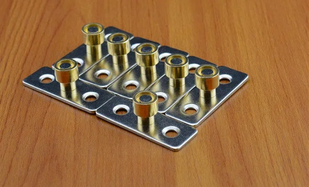 

20Pcs/Lot Premintehdw Floor Mount Ball Bearing Single Wheel Roller Guide Wood Hanged Suspended Sliding Door